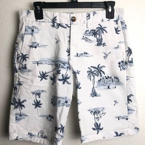 Old Navy Preppy Beach Shorts 9” inseam